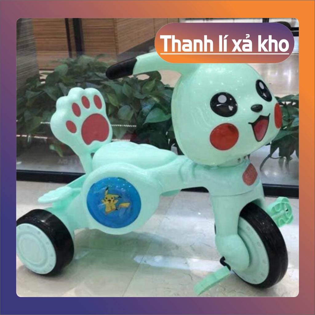 Xe đạp 3 bánh Pikachu phát nhạc cho bé