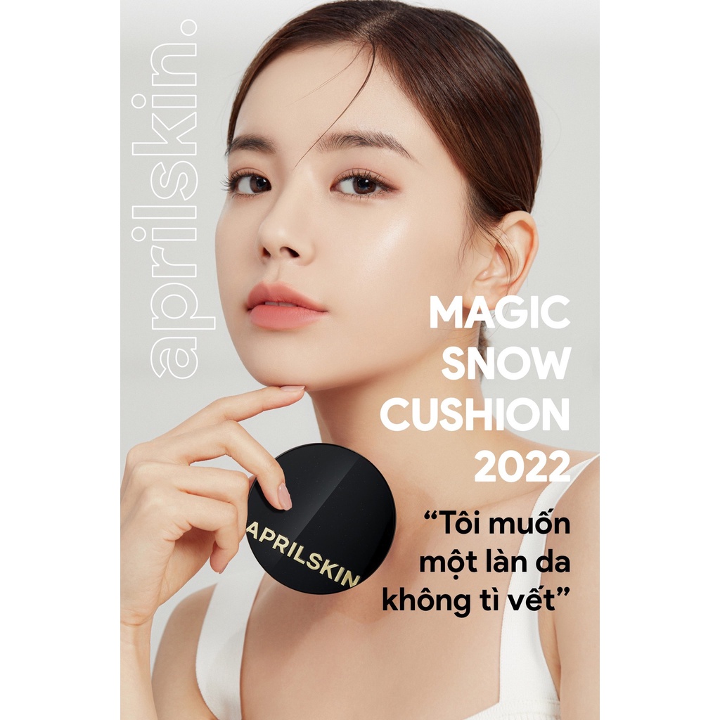 Phấn nước April Skin Black Magic Snow - COCOSHOP
