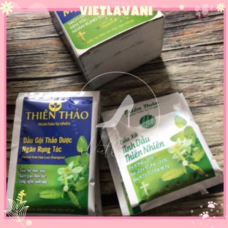 Hộp dầu gội Thiên Thảo 5 gội 5 xả 10ml