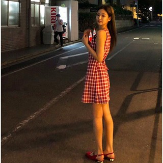 [ORDER] VÁY ĐẦM SUÔNG KẺ CARO