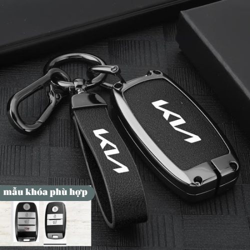 Vỏ Ốp Bảo Vệ Chìa Khóa Xe KIA Soluto, Seltos, Cerato, Sorento, Rondo, SoNet Bằng Hợp Kim và DaCao Cấp