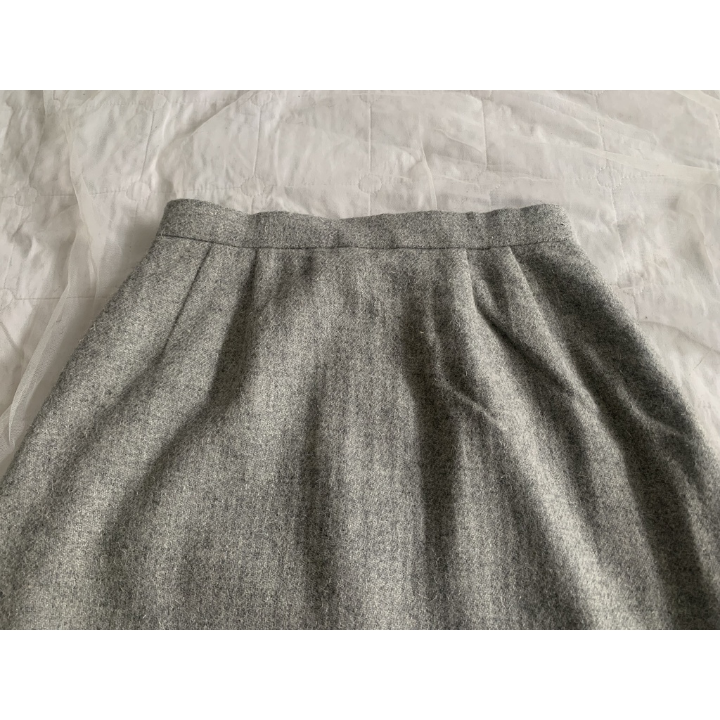 Chân váy chữ A V951 dáng dài chất dạ dày dặn 2hand Nhật si tuyển ảnh thật