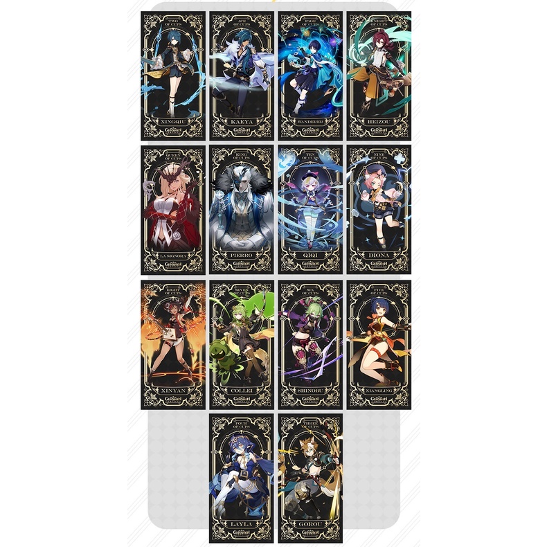 Bài Tarot game Genshin Impact