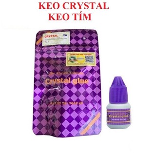 Keo crytal tím 1-2s