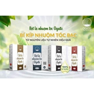 Bột Nhuộm  Tóc Ogatic Mầu Nâu
