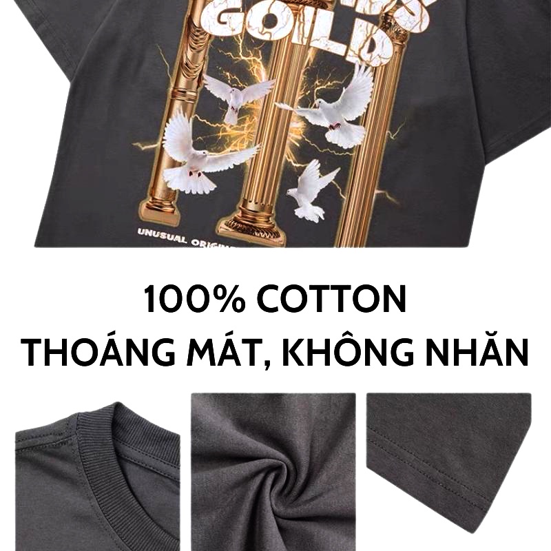 Áo thun form rộng tay lỡ vải cotton 4 CHIỀU in hình rapper JUICE WRLD - Áo phông hip hop unisex Gokis Fashion LX28