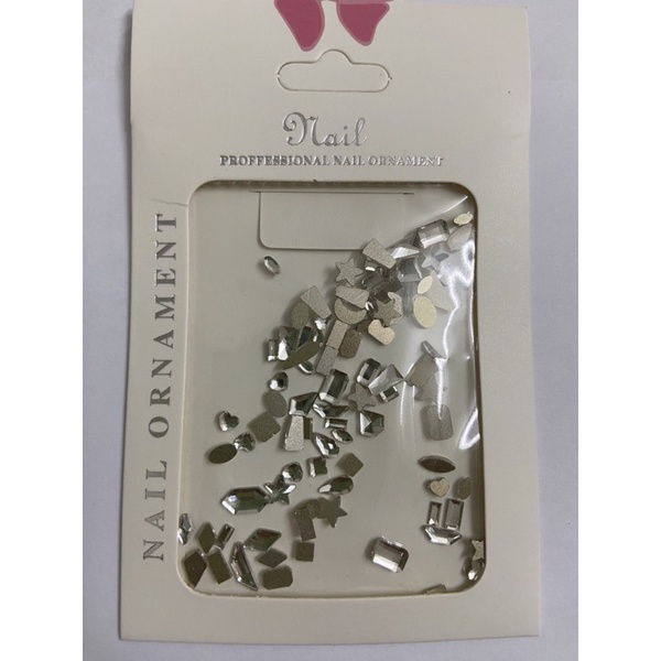 Đá khối chân bằng trắng mix size nhỏ, Sét đá chân bằng trắng trang trí móng.