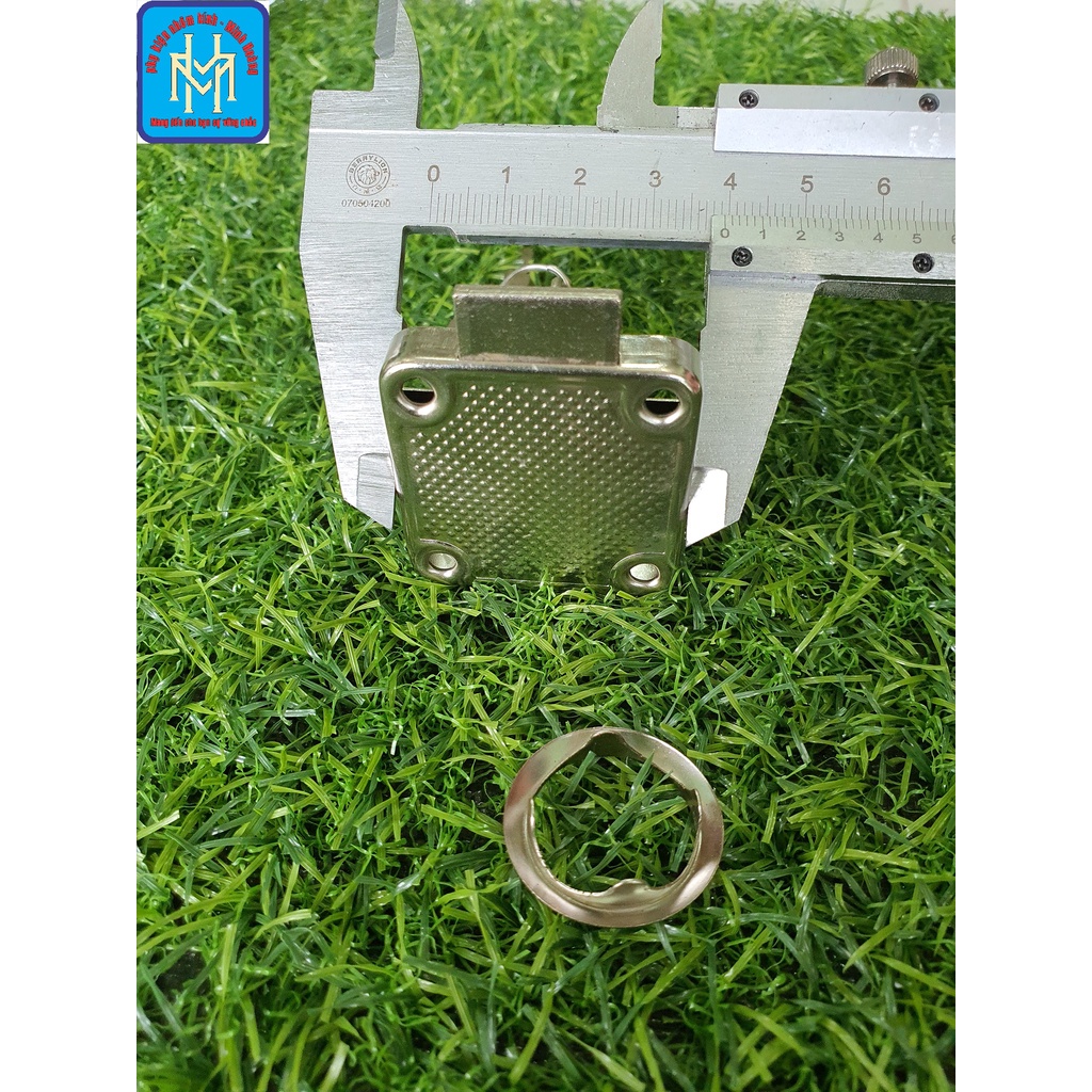 Khoá hộc tủ, ngăn kéo loại vuông dùng cho tủ gỗ, nhôm hiệu Hammered