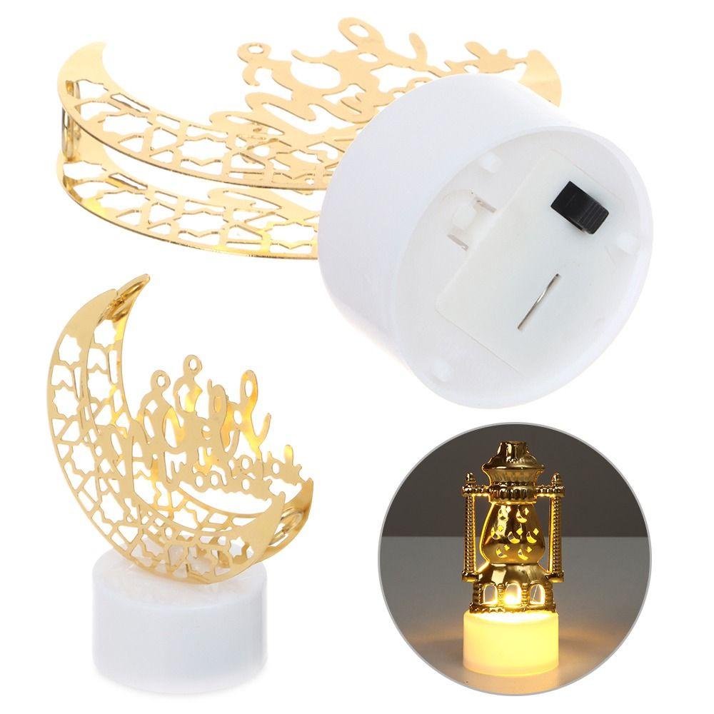 YVE Đèn Trang Trí Lễ Hội Hồi Giáo Hình Ngôi Sao Mặt Trăng