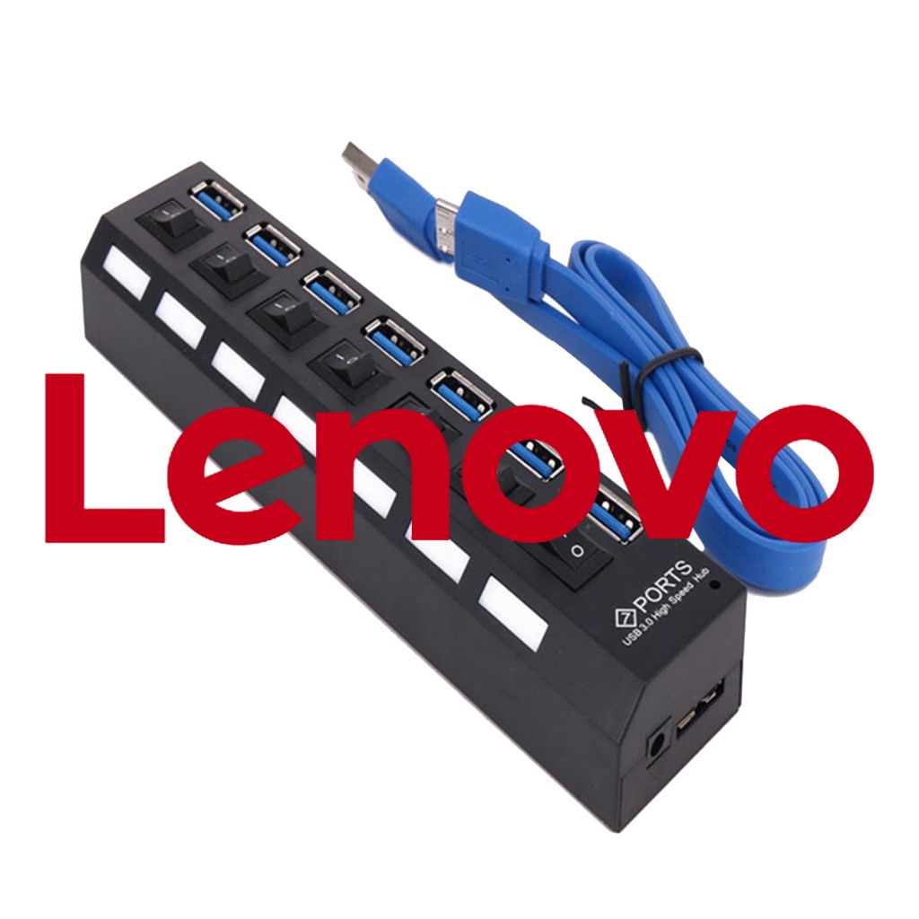 Bộ Chia 7 Cổng USB 3.0 Họa Tiết Hoa Hướng Dương Kèm Công Tắc Tiện Dụng Cho Máy Tính