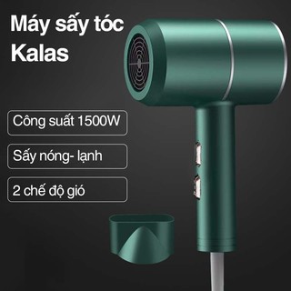 Máy Sấy Tóc Mini Công Suất Lớn 1500W 2 chế độ nhiệt sấy tóc 2 chiều nóng lạnh nhanh khô tóc có kèm Đầu Sấy Mỏ Vịt