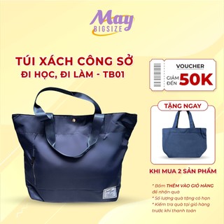 Túi xách công sở nữ đựng vừa laptop 14 inch phù hợp đi dạy, đi học, đi làm TB01 - Maybigsize