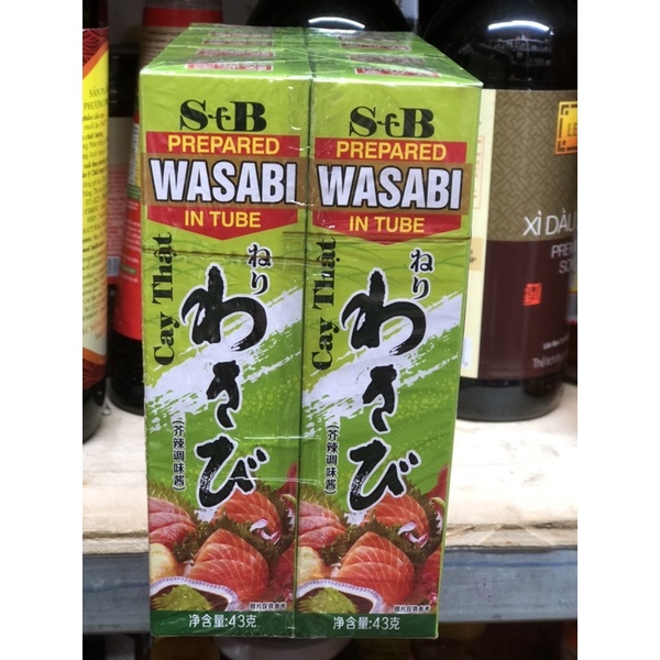 [HÀNG CHUẨN GIÁ RẺ] COMBO 10 TUÝP MÙ TẠT XANH WASABI SpB 43g - cay thật - HÀNG CHUẢN CÓ TEM PHỤ ĐỀ