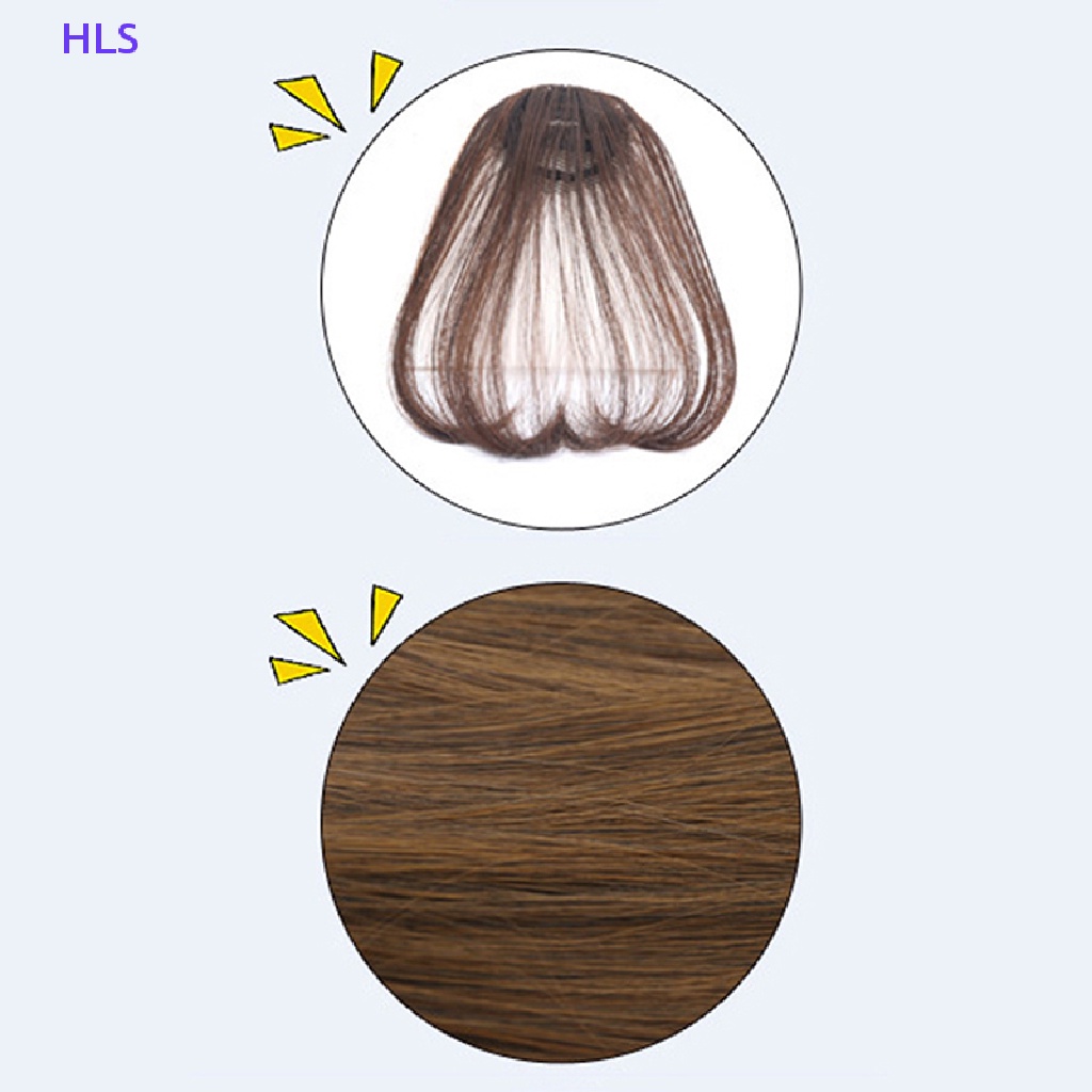 [HLS] Tóc Giả Kẹp Mái Giả Thật Dáng Ôm Không Đường May Phía Trước Cho Nữ