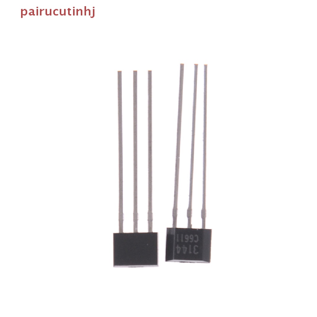 Pairhj 10pcs AH3144E OH3144 3144 Hall Effect Sensor Magnetic Detector VN