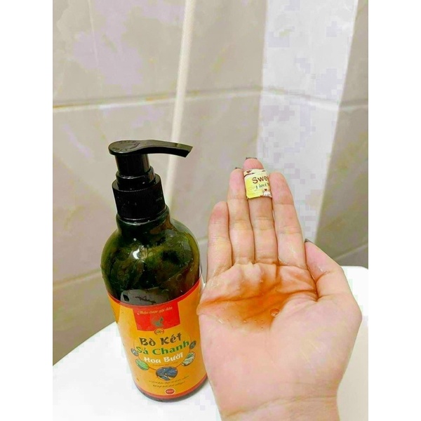 Dầu Gội Bồ Kết Sả Chanh Hoa Bưởi