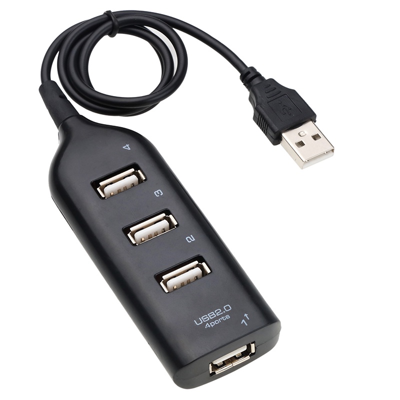Hub Chia 4 Cổng USB 2.0 Micro USB 2.0 Chuyên Dụng Cho Laptop / Máy Tính Bàn / Macbook Air