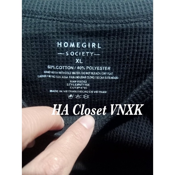 Áo Crop Yếm Homegirl Xuất Dư