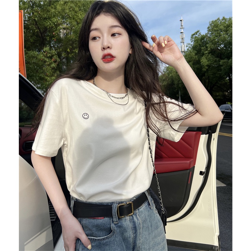 Áo thun NRVP ngắn tay dáng ôm thời trang cho nữ