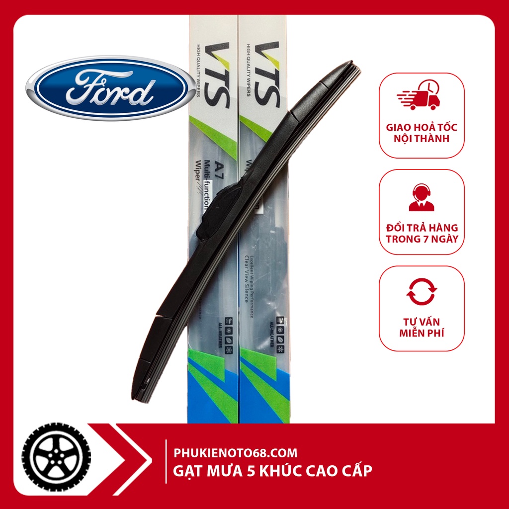 Gạt mưa 5 KHÚC xe hơi - Gạt mưa xe oto, xe hơi cao cấp Ford Transit, Ranger, Mondeo, Laser, Everest, Escape,...