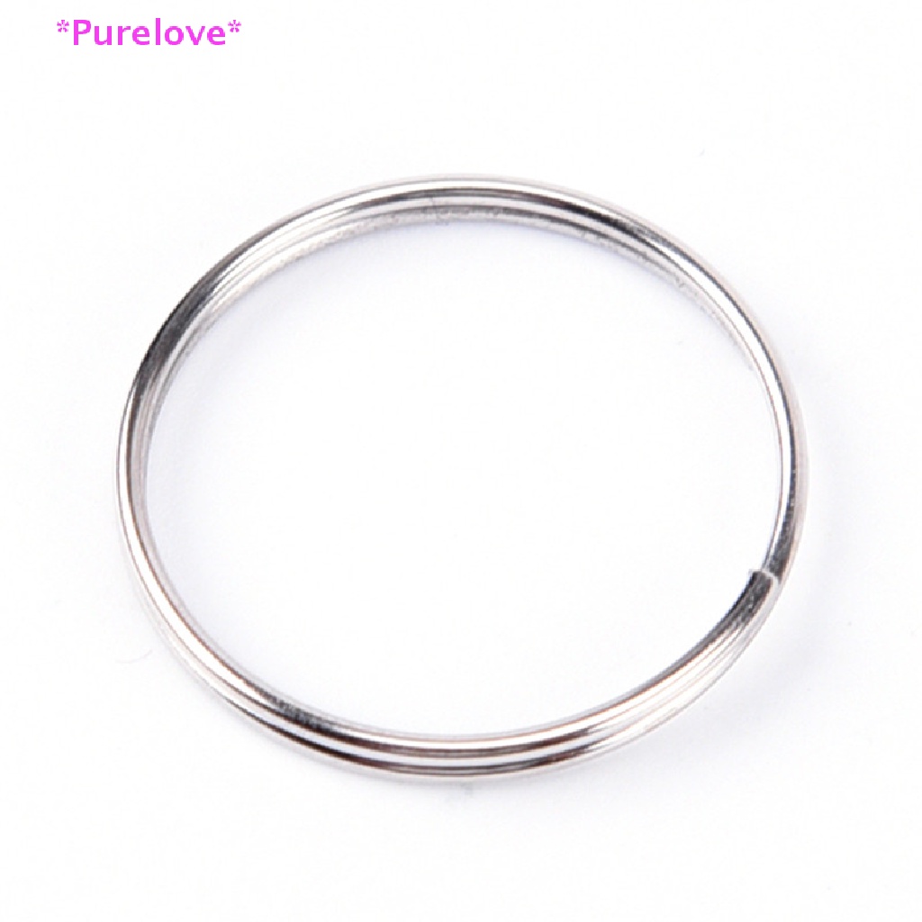 Set 10 Vòng Thép Niken Gắn Chìa Khóa Tiện Dụng Mới