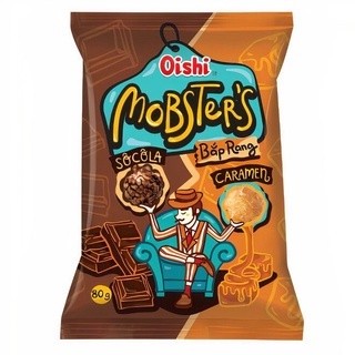 Bắp Rang Caramen Phô Mai Mobsters 80g