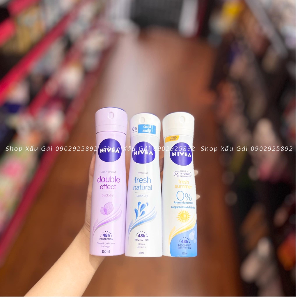 Xịt Khử Mùi Nữ Nivea 48H Protection 150ml