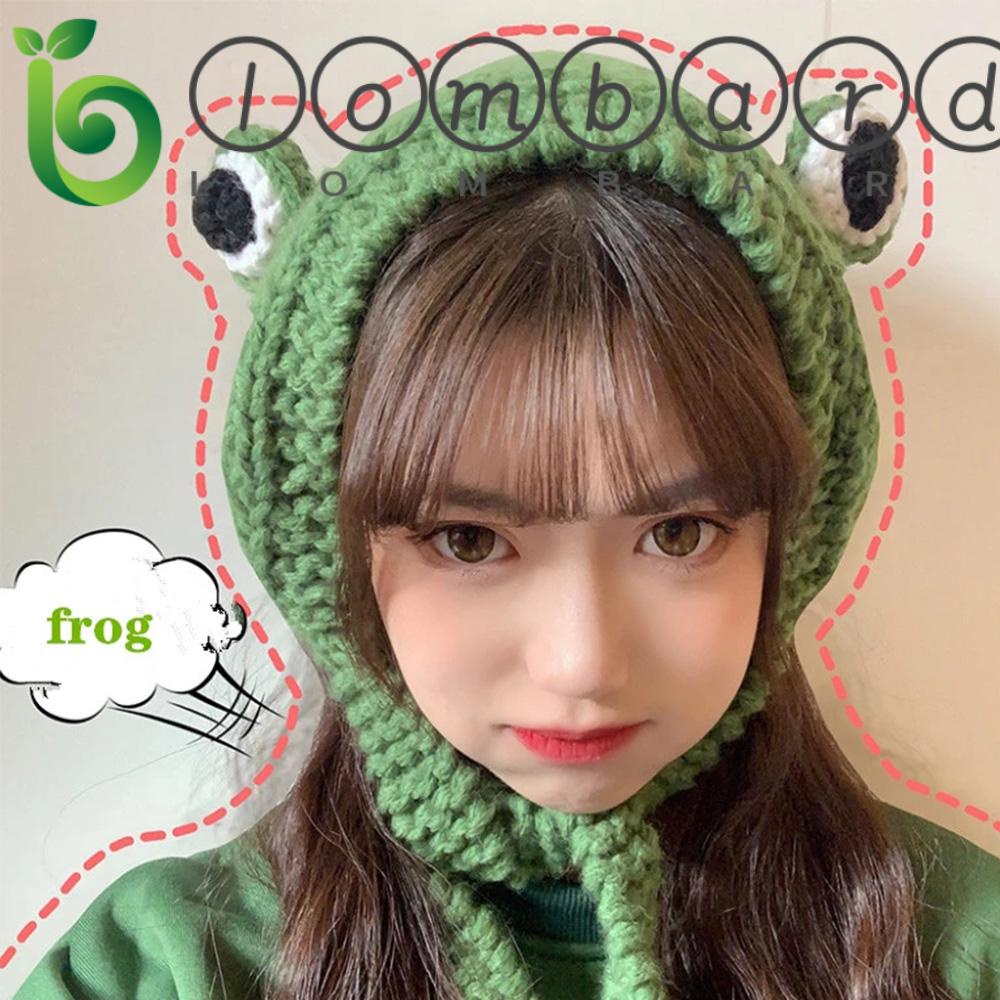 Mũ Len Beanie Hình Ếch Con Dễ Thương