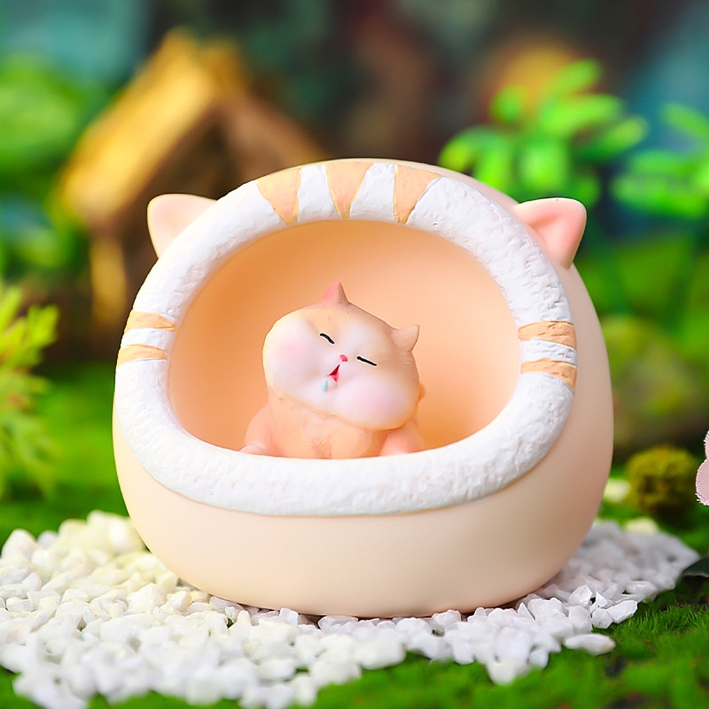 Đèn Ngủ Bảo Vệ Mắt Hình Mèo Béo Hoạt Hình 3D Dễ Thương Tiết Kiệm Năng Lượng Trang Trí Nhà Cửa