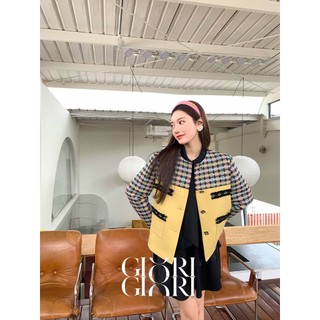 Áo khoác caramel-irisboutique/ij2023e101/caramel tart jacket/