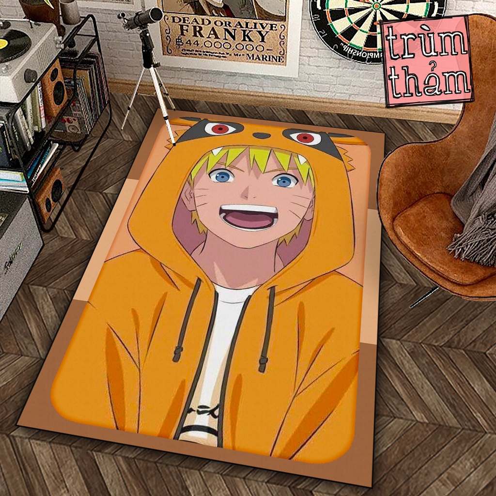 Thảm Trang Trí Wrightz Naruto Kurama Anime Manga 8Plus Decor Góc Học Tập Làm Việc Phòng Ngủ Phòng Khách Văn Phòng