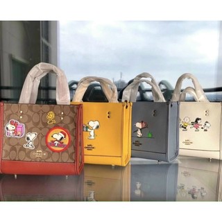 Túi tote Coach X Peanuts Bag