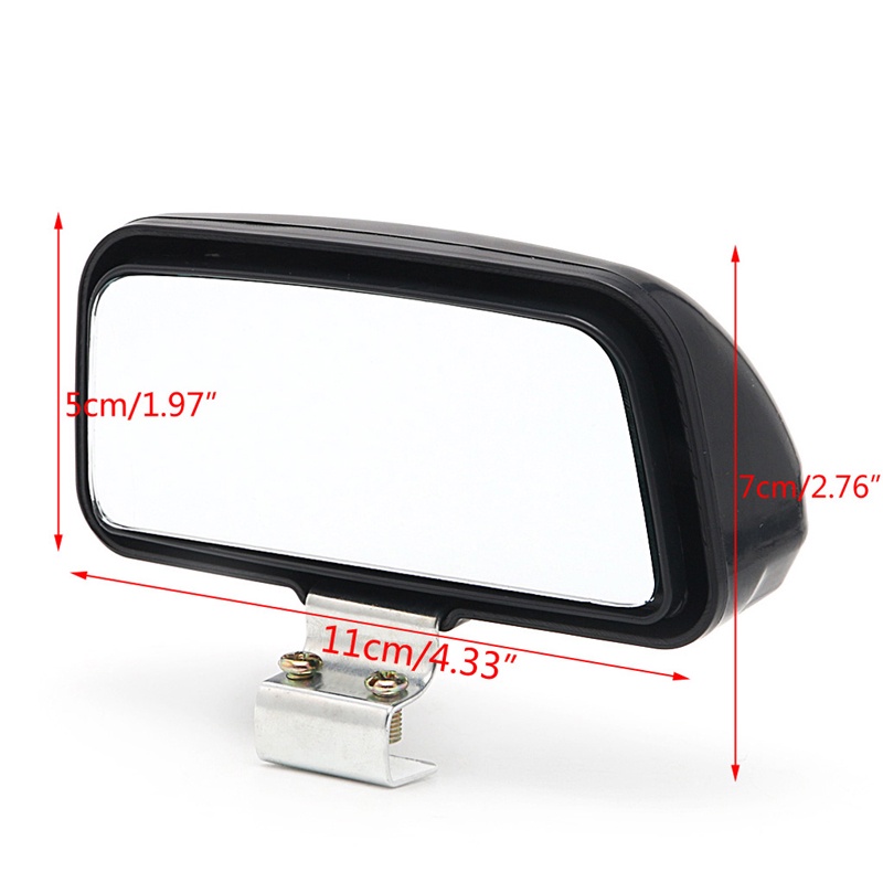 1 Gương Chiếu Hậu Góc Rộng 11x7cm Có Thể Điều Chỉnh Cho Xe Hơi Xe Tải