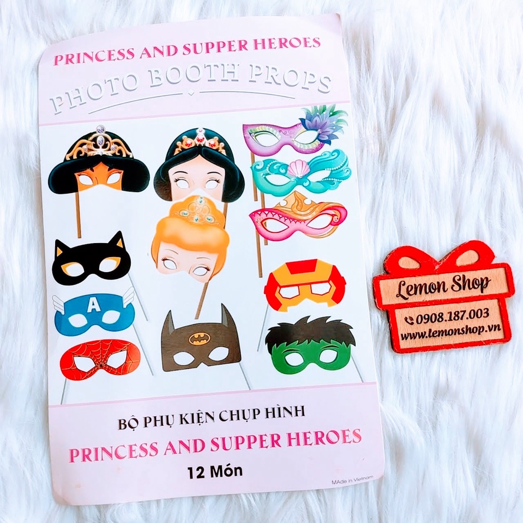 Set Hóa Trang - Siêu Anh Hùng - 12 Món