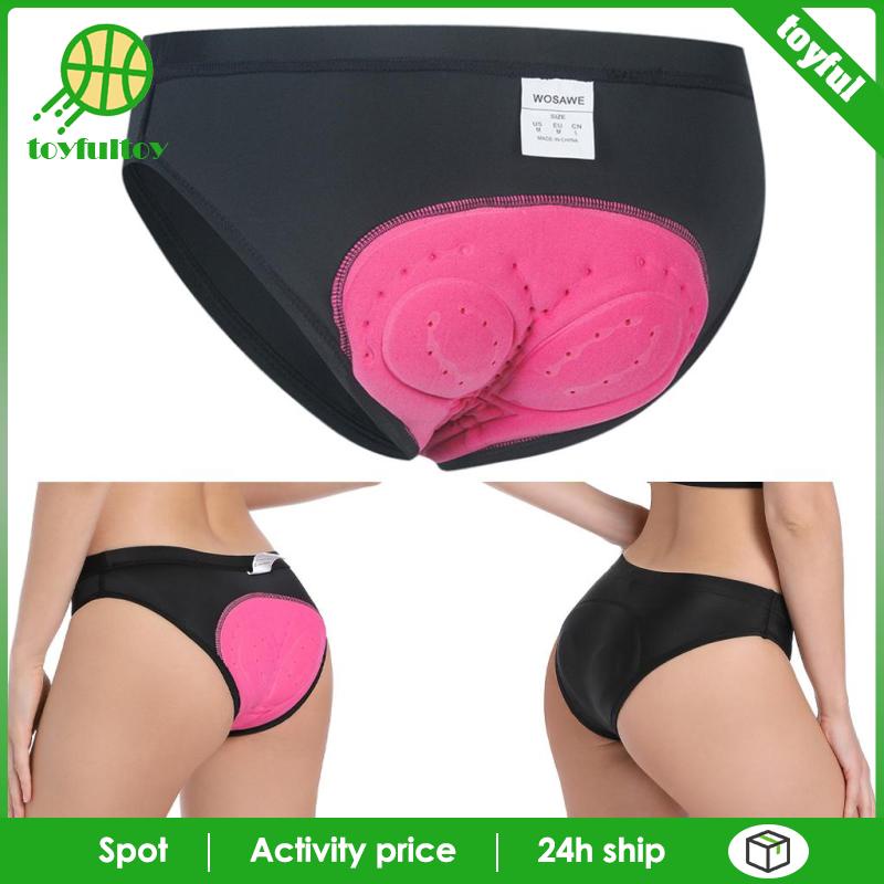 Quần Short Đạp Xe Có Mút Đệm 3D Màu Đen Thoáng Khí Thời Trang Cho Nữ