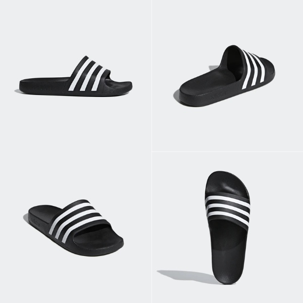 Dép chính hãng adidas adilette aqua xanh rêu nam nữ đúc nguyên khối quai ngang không thấm nước