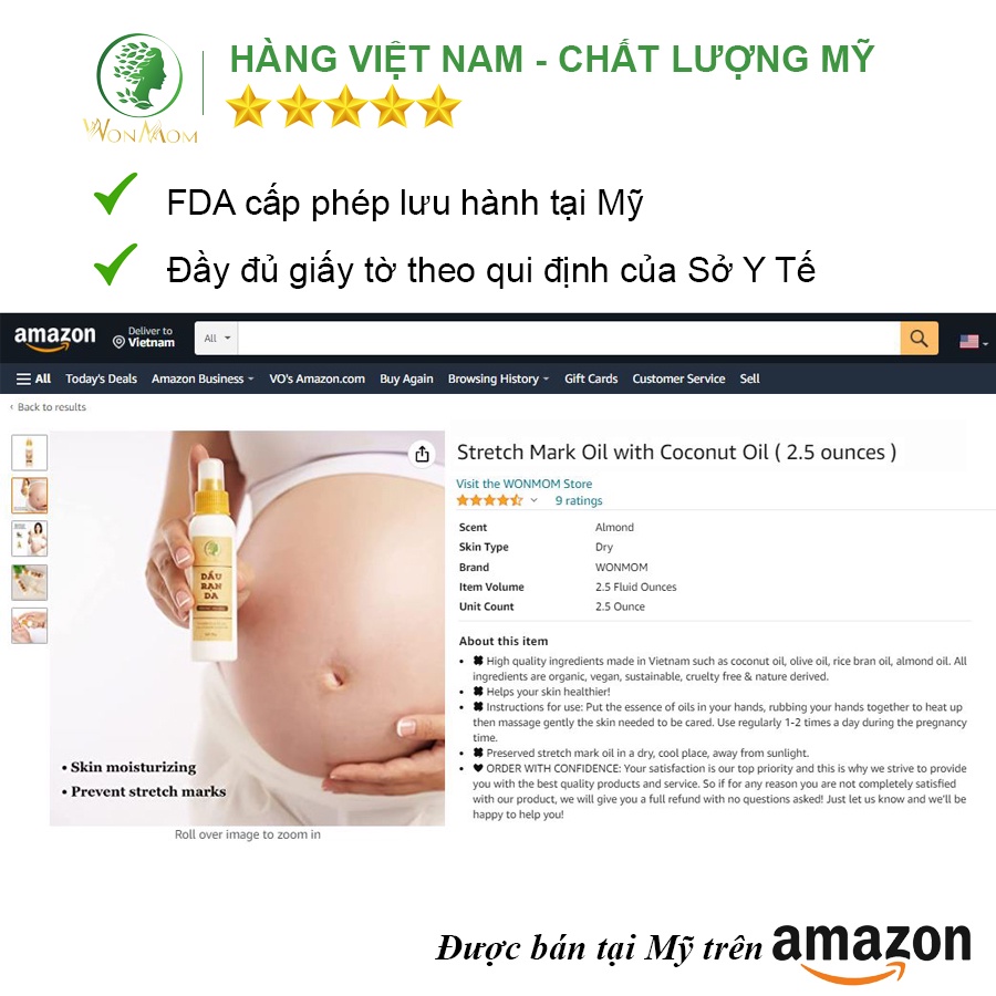 Bộ tắm thảo mộc và chống rạn Wonmom