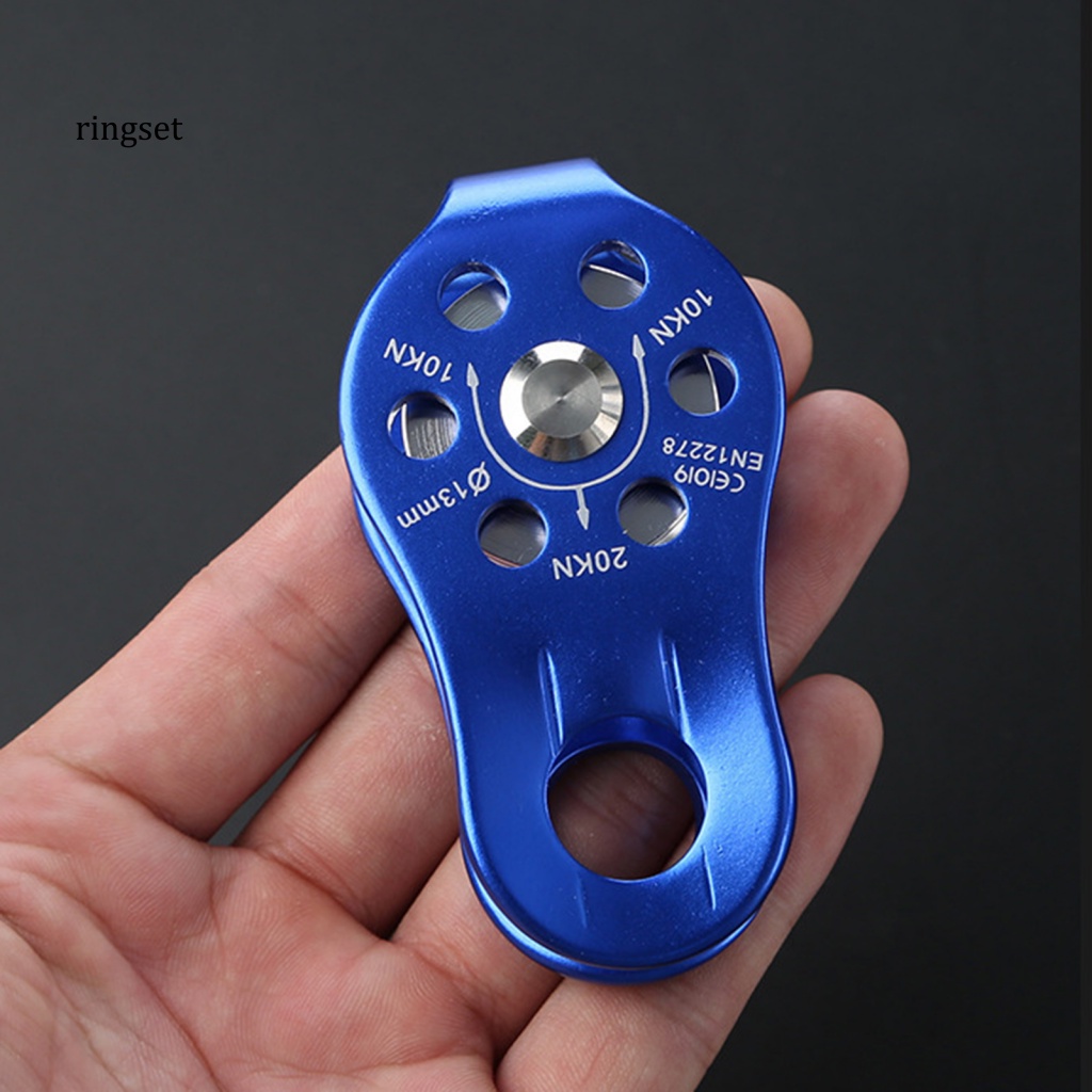 Bánh Răng Ròng Rọc Đơn Cố Định Bên Hông Dùng Khi Leo Núi Ngoài Trời