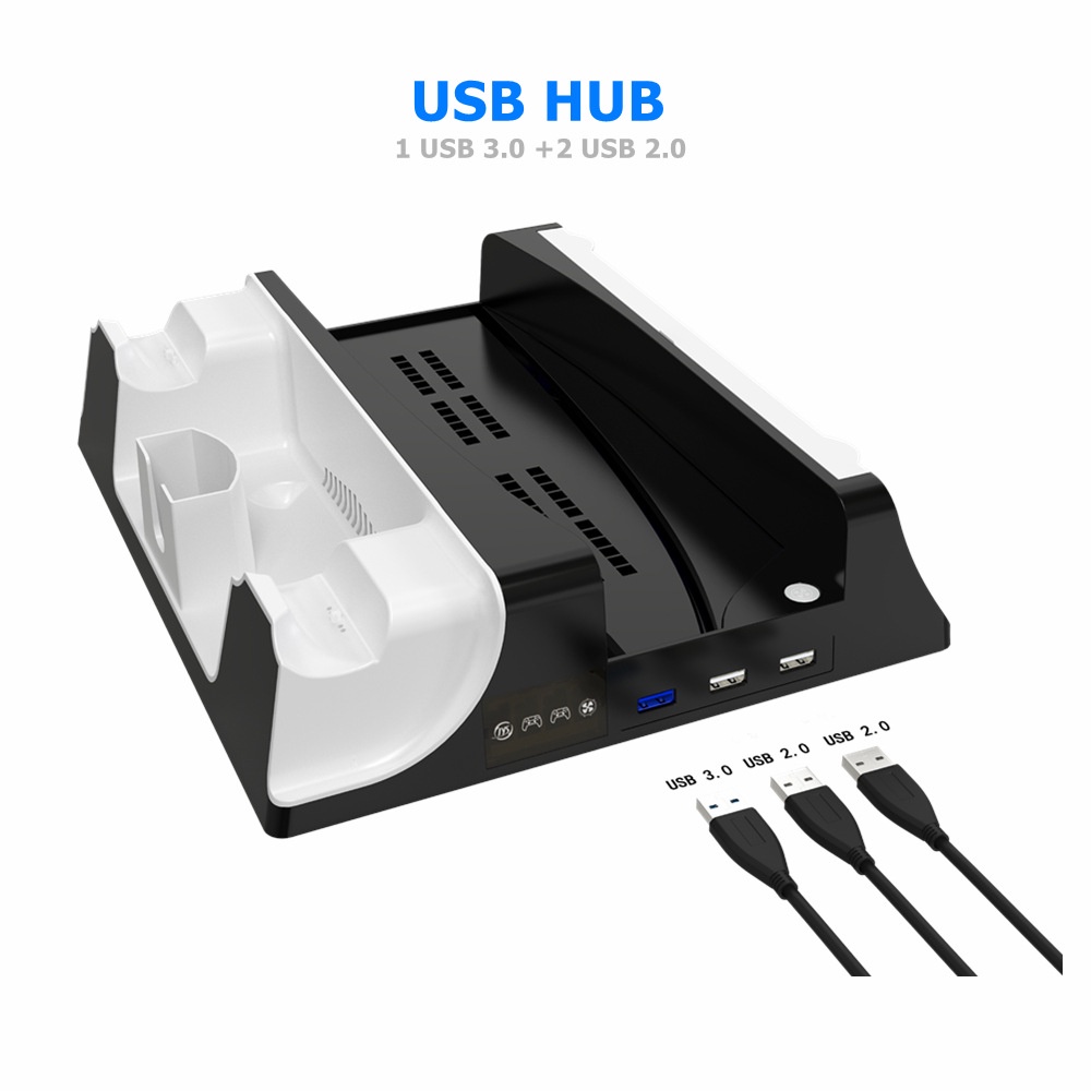 Đế Tản Nhiệt Đa Năng Kèm Tay Cầm HUB Cho PS5