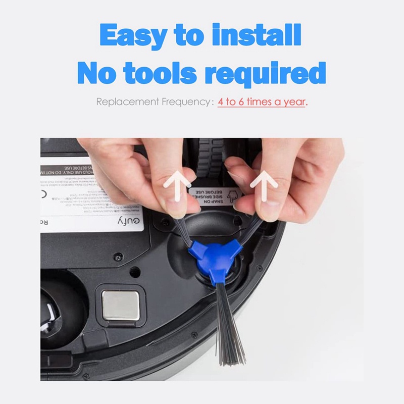 Chổi Quét Bằng Nhựa Cho Eufy G40 + Eufy G40 + Hybrid, Eufy 35C, Eufy RoboVac 11S, Eufy RoboVac 25C, Eufy 15C, RoboVac 30