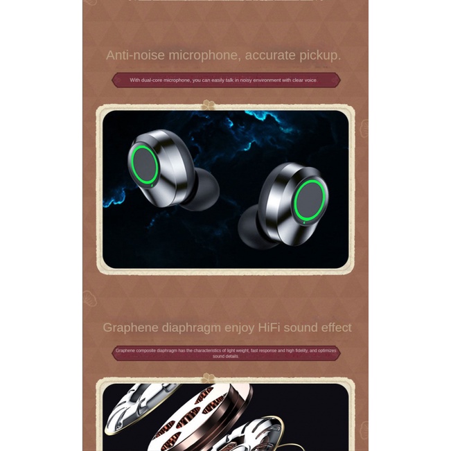 ★Genshin Impact★Tai nghe Bluetooth không dây Kaedehara Kazuha Hutao Zhongli Gaming Nhân vật ngoại vi Tai nghe trong tai
