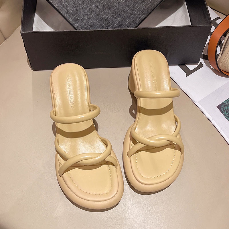 Sandal Cao Gót Thiết Kế Mới Đế Dày Cao Cấp Thời Trang