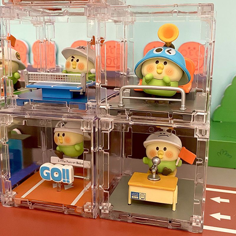 Mô Hình Búp Bê Vẹt Nhỏ Nhắn Dễ Thương Dùng Trang Trí