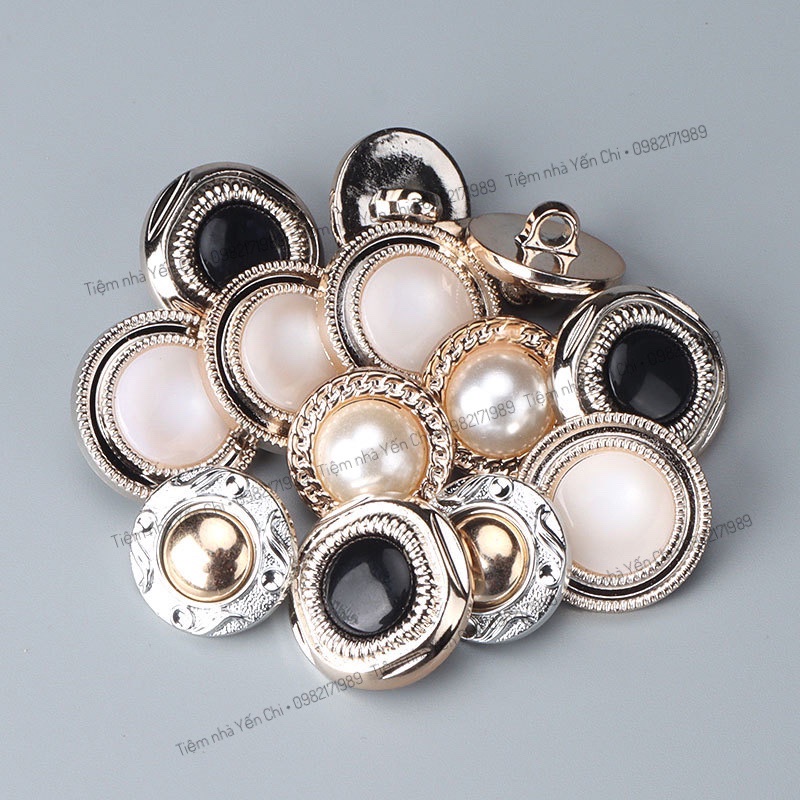 SET 5 KHUY ÁO , CÚC ÁO DẠ , VEST…. cỡ lớn 2.1cm ~ 2.5cm