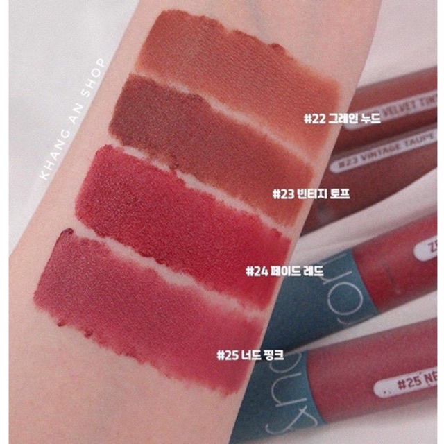 Son Kem Lì Romand Zero Velvet Tint