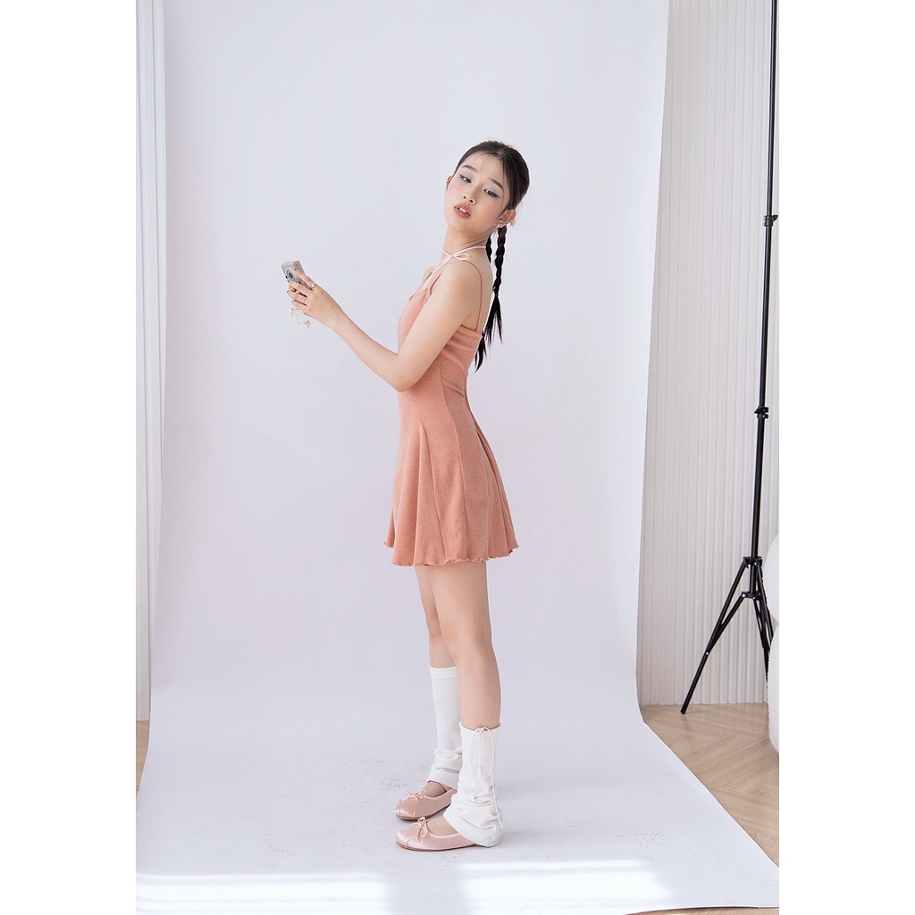 Váy hai dây bèo gấu NAKED by V - Swan Dress