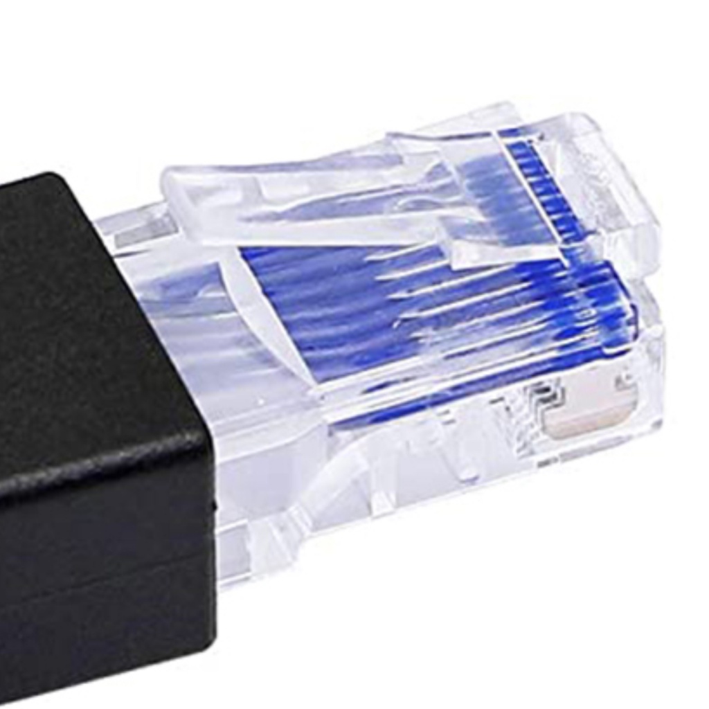 Bộ chuyển đổi mạng LENOVO sunflower 100M RJ45 90 độ từ đầu cắm sang ổ cắm