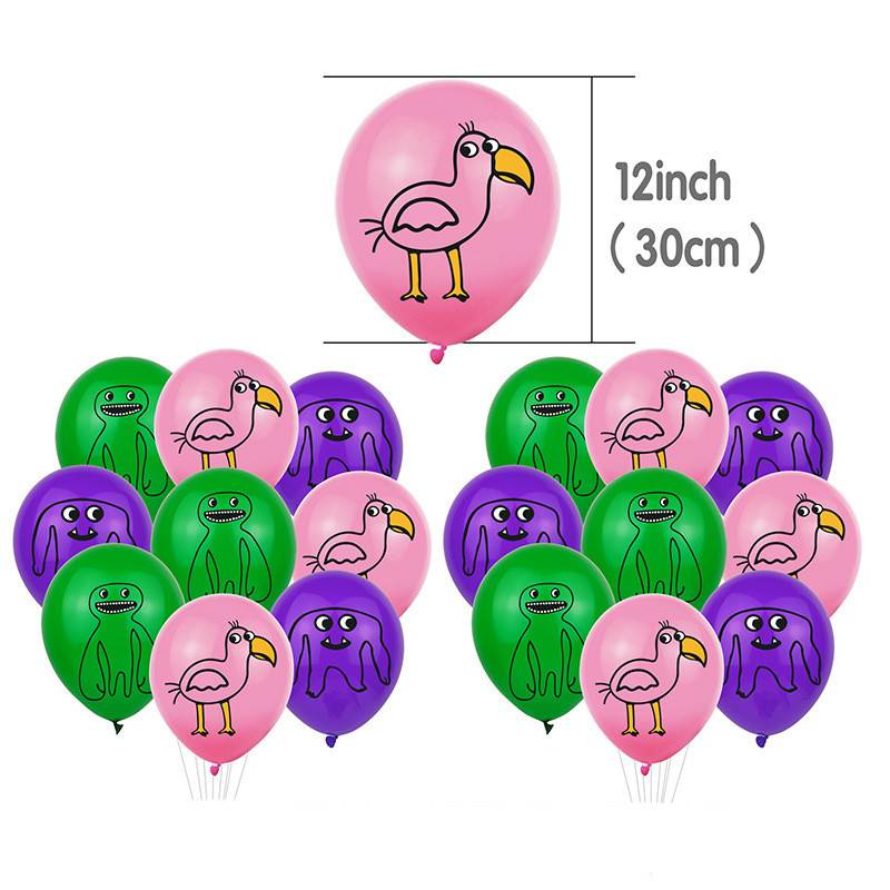 Hq2 Garten of Banban set Bong Bóng Trang Trí Tiệc Sinh Nhật Cho Bé QH2