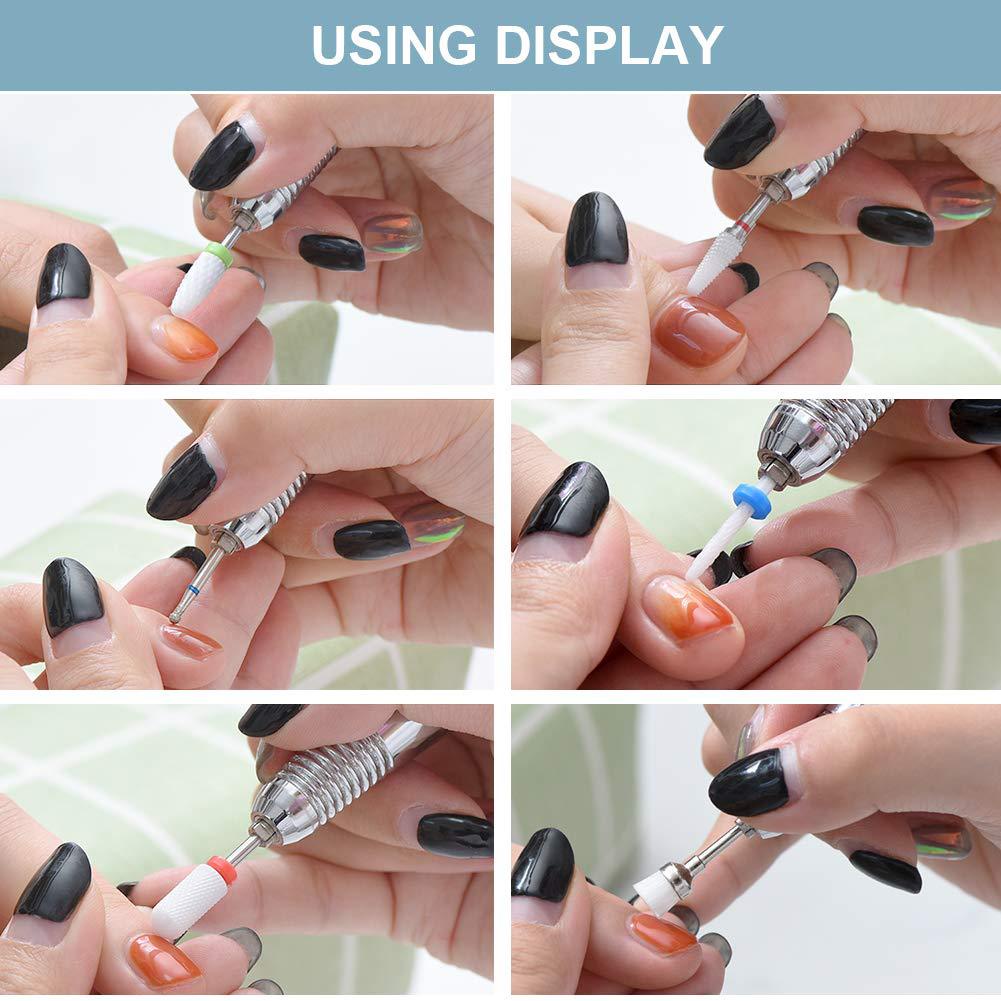 Bộ 5 Đầu Mài Móng Tay Bằng Gốm Sứ  đầu mài nail