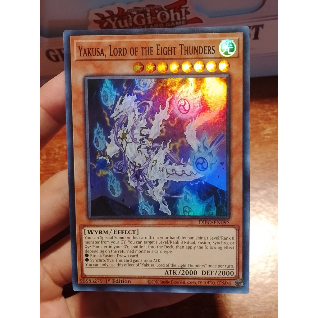 Thẻ Bài Yugioh: Yakusa, Lord Of The Eight Thunders DIFO-EN095